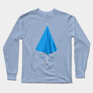 A blue umbrella Long Sleeve T-Shirt